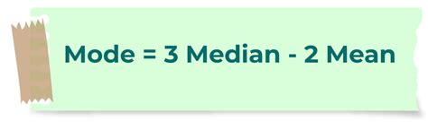 median  mode definition formulas  solved examples