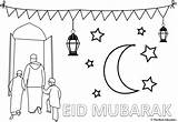 Eid Mubarak Fitr Ul Mum Educates sketch template