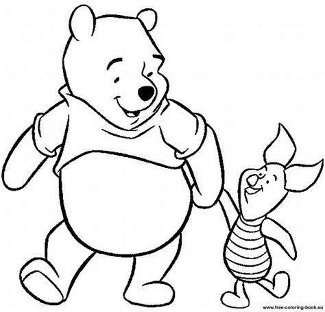 printable pictures  winnie  pooh page print color craft
