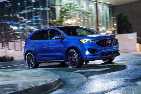 ford edge st ford performance launches   sport tuned suv