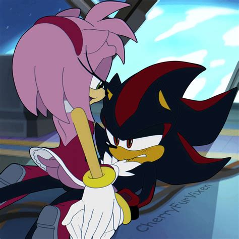 Rule 34 Amy Rose Animated Anthro Ass Balls Cherryfurvixen Clothed