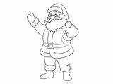 Clause Jolly sketch template