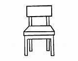 Chair Coloring Dining Colorear Designlooter Coloringcrew 01kb 470px sketch template