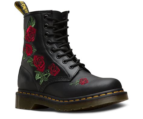 vonda floral leather lace  boots dr martens leather lace  boots dr martens boots