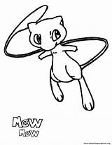 Mew Pages Coloring Getcolorings Printable Color sketch template