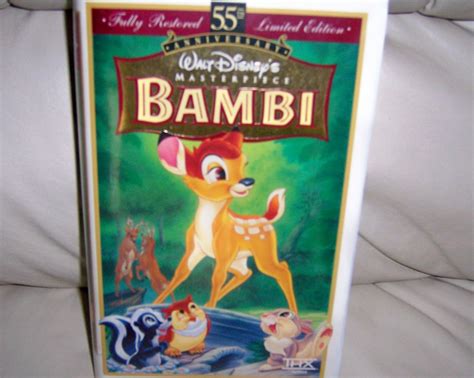Home Video Cassette Bambi By Walt Disney Bnk2585