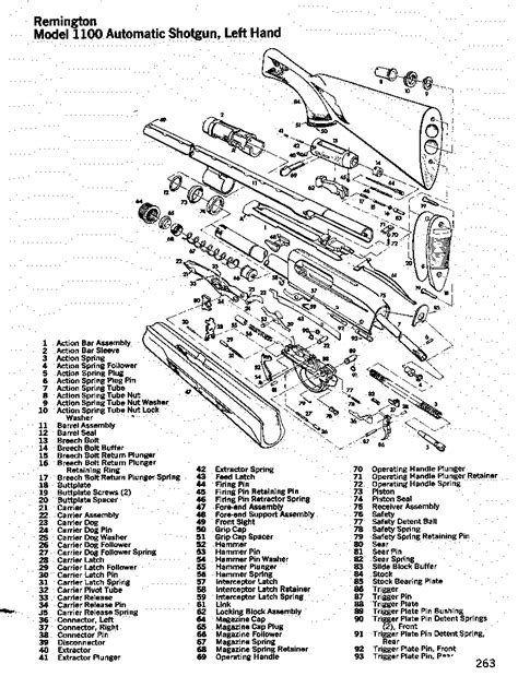 remington  wingmaster parts diagram