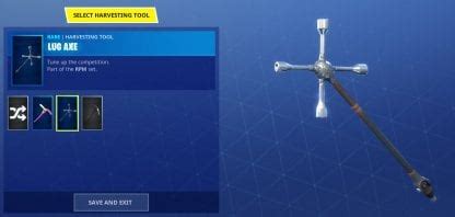 fortnite  pickaxe list gamewith