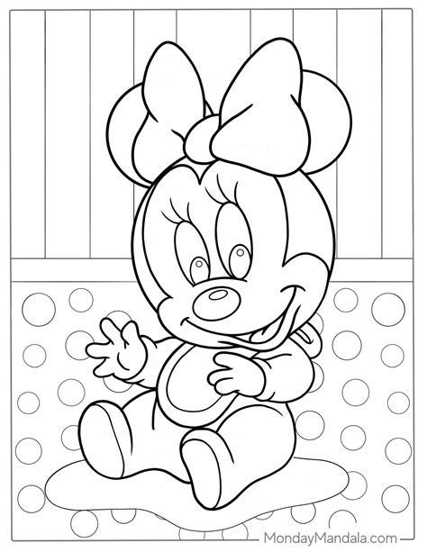 minnie mouse coloring pages   printables