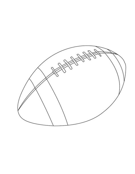 rugby balls good coloring pages  kids  printable football
