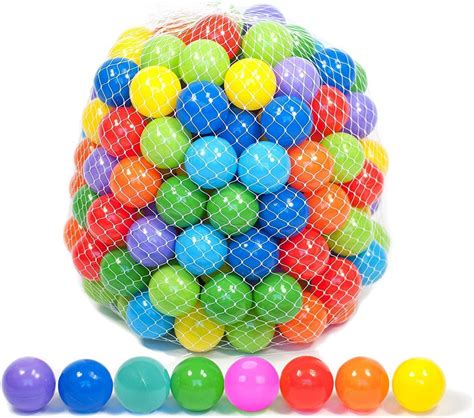 buy playz  soft plastic mini ball pit balls   vibrant colors
