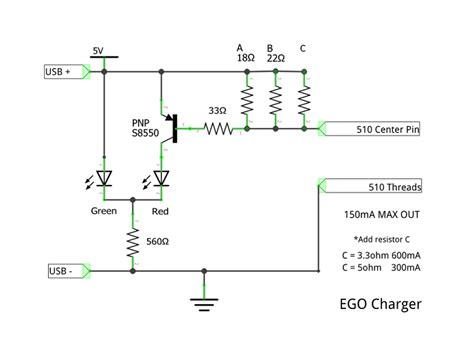 israbi vape  charger wiring diagram
