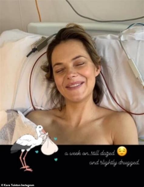 Kara Tointon Shares Woozy Snap From Her Hospital Bed A Week After
