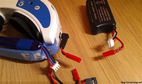 fpv goggles battery connector mod power adapters oscar liang