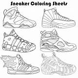 Adidas Shoe sketch template