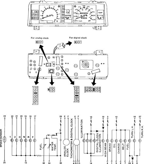 diagram  nissan  instrument cluster wire diagram mydiagramonline