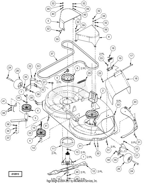 diagram lawn mower parts