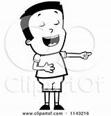 Pointing Clipart Boy Laughing Cartoon Coloring Caucasian Vector Thoman Cory Outlined Hand Clipartpanda Royalty 2021 People Clipartof sketch template