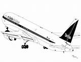 Delta Drawings Boeing Cargo Air Carriers Airlines Airline Ink Airliners Draw Canada Visitar Lines sketch template