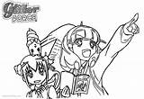 Coloring Glitter Force Pages Girls Two Precure Printable Kids Adults Bettercoloring sketch template