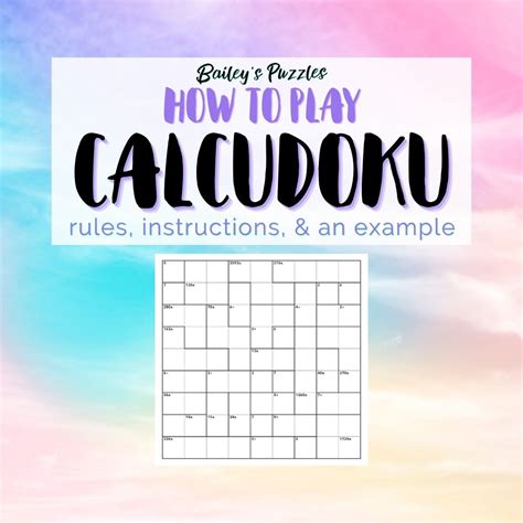 calcudoku baileys puzzles