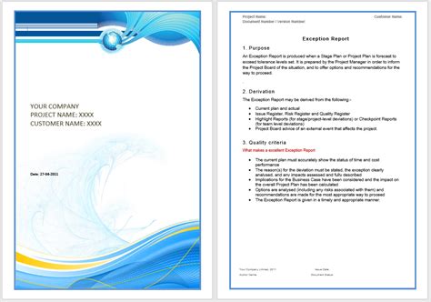 outstanding  business report templates format examples gambaran