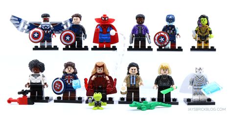 review lego marvel studios minifigures series  jays brick blog