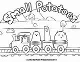 Coloring Pages Potatoes Small Train Disney Potato Jr Printable Junior Colouring Clipart Kids Color Chip Cartoon Trains Library Kepler Erica sketch template