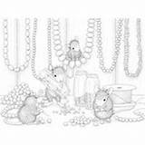 Coloring Pages Mouse Stamps Digi House Printable Pattern Book Colouring Relaxing Sheets Color Volwassenen Voor Kleuren sketch template