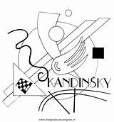 Kandinsky Wassily Disegnidacoloraregratis Misti Quadri Famosi Atividades Rusia Impressionista Artistas Quadro Multicolor Lezioni Bacheca Astratti Stampare sketch template
