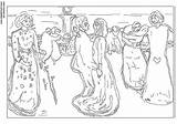 Munch Edvard Coloring Pages Famous Colouring Paintings Edupics Sheets Large sketch template