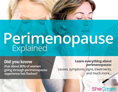perimenopause symptoms shecares