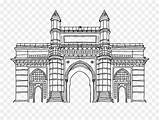 Sketch Mahal Taj sketch template