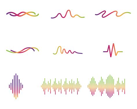 sound waves vector illustration  vector art  vecteezy