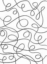 Coloring Abstract Pages Wavy Line Swirls Drawing Swirl Sheet Designs Easy Lines Sheets Crab Apple Popular Getdrawings Adult November sketch template