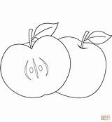 Apfel Colorare Mela Ausmalbild Mele Disegni Ausdrucken Herbst Bambini Printmania Kostenlos Colorato Frutta sketch template