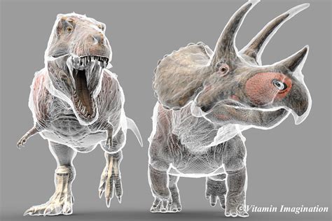 Vitamin Imagination Tyrannosaurus Vs Triceratops 2017 By Vitamin