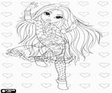 Moxie Girlz Dressed Coloring Hearts Pages sketch template