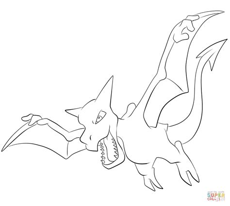 aerodactyl coloring page  printable coloring pages