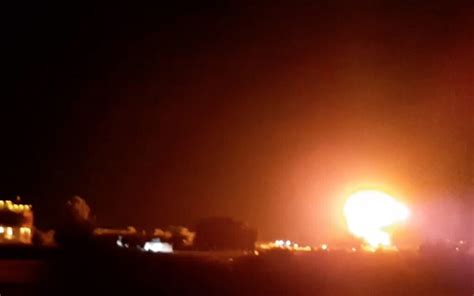 israel bombs hamas weapons factory  gaza  response  arson