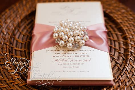 wedding invitations houston elegant custom invitations custom