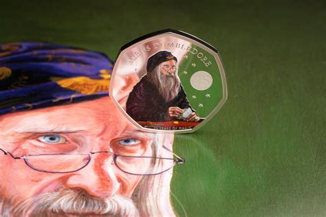 dumbledore coin launched  part  royal mints harry potter themed