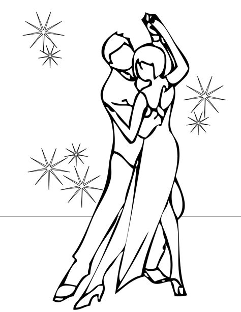 dance coloring pages    print