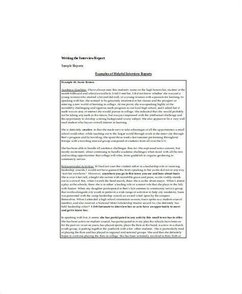 interview essay samples  ms word