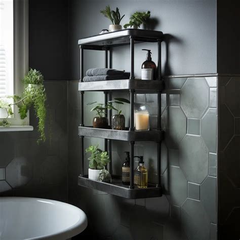 shower shelf essential  streamlined bathrooms