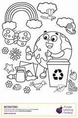 Preschool Environment Atividades Meio Pollution Ideias sketch template