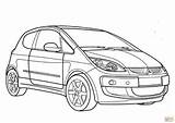 Mitsubishi Coloring Colt Pages Drawing Car Template Supercoloring Categories sketch template