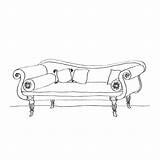 Coloring Furniture Pages sketch template