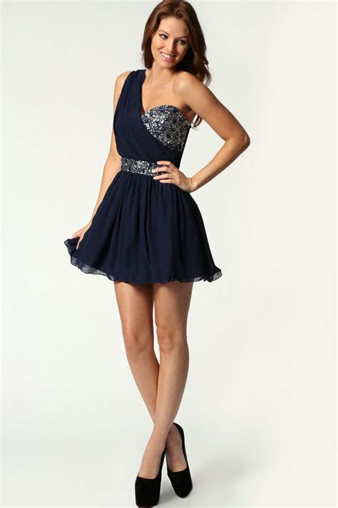 one shoulder cocktail dress picture collection