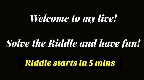 riddle youtube